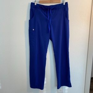Figs Kade Deep Royal Blue Scrub Bottoms Size M